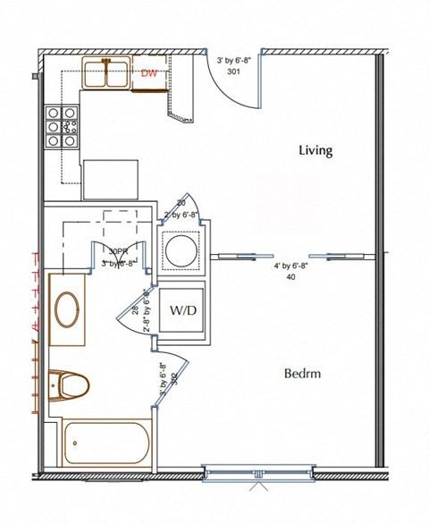 1 Bed/1 Bath c2